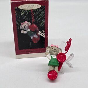 Hallmark Keepsake Ornament Koala Granddaughter Figurine Only A Call Away Red Pho
